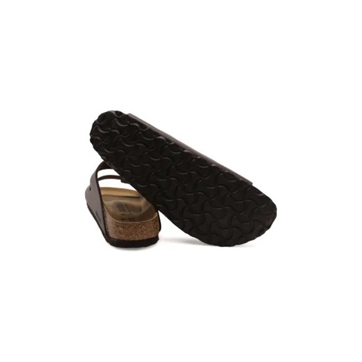 Klapki damskie BIRKENSTOCK skórzane bez zapięcia