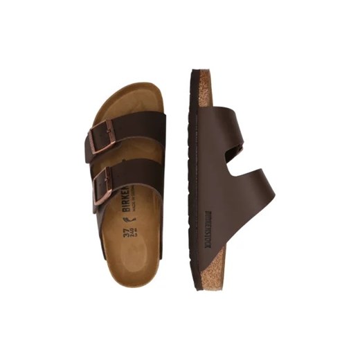 Klapki damskie BIRKENSTOCK bez zapięcia skórzane