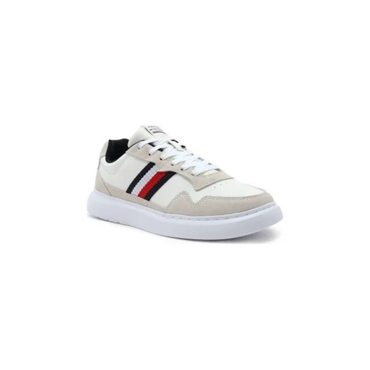 Tommy Hilfiger Skórzane sneakersy LIGHTWEIGHT LEATHER MIX CUP ze sklepu Gomez Fashion Store w kategorii Buty sportowe męskie - zdjęcie 173088209