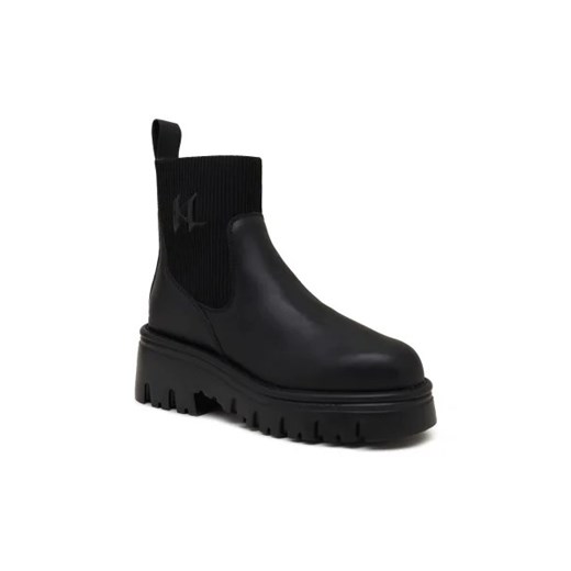 Karl Lagerfeld Sztyblety KOMBAT KC | z dodatkiem skóry ze sklepu Gomez Fashion Store w kategorii Workery damskie - zdjęcie 173089458