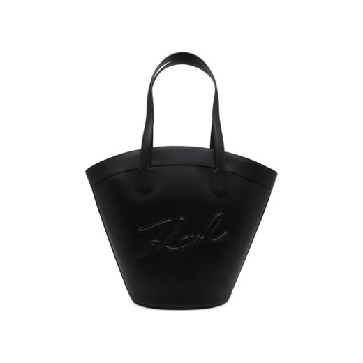 Karl Lagerfeld Skórzana shopperka Karl Lagerfeld One Size wyprzedaż Gomez Fashion Store