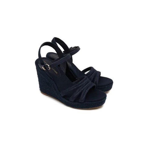 Espadryle damskie Tommy Hilfiger ze skóry