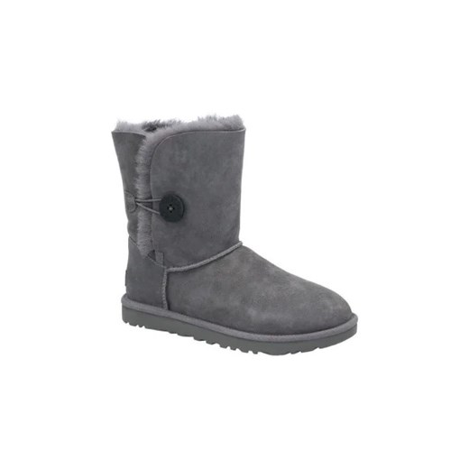 UGG Skórzane śniegowce W Bailey Button II | z dodatkiem wełny ze sklepu Gomez Fashion Store w kategorii Śniegowce damskie - zdjęcie 173092506