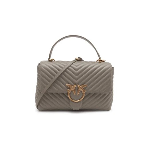 Pinko Skórzana torebka na ramię LOVE LADY PUFF BIG CL PLTT Pinko One Size okazja Gomez Fashion Store