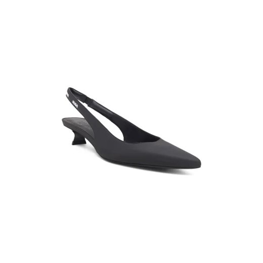 HUGO Skórzane czółenka Alexis Slingback35LG ze sklepu Gomez Fashion Store w kategorii Czółenka - zdjęcie 173093438
