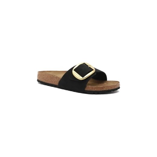 Birkenstock Skórzane klapki Madrid Big Buckle ze sklepu Gomez Fashion Store w kategorii Klapki damskie - zdjęcie 173094149
