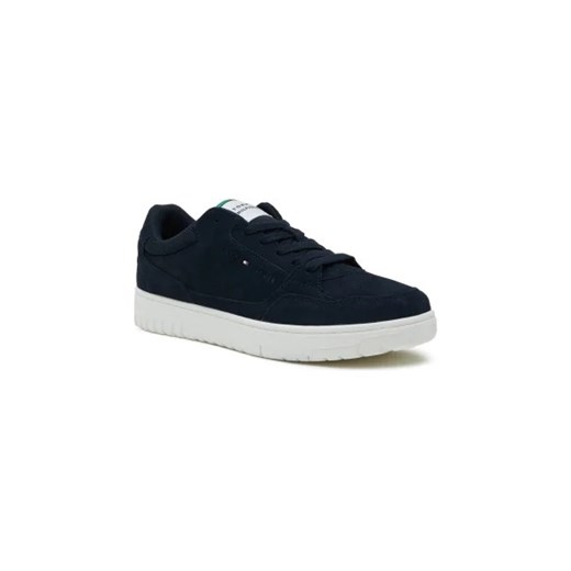 Tommy Hilfiger Skórzane sneakersy TH BASKET ze sklepu Gomez Fashion Store w kategorii Buty sportowe męskie - zdjęcie 173095077