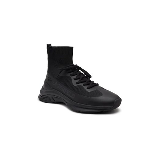 Karl Lagerfeld Sneakersy LUX FINESSE Hi Pull On Runner | z dodatkiem skóry ze sklepu Gomez Fashion Store w kategorii Buty sportowe męskie - zdjęcie 173095308