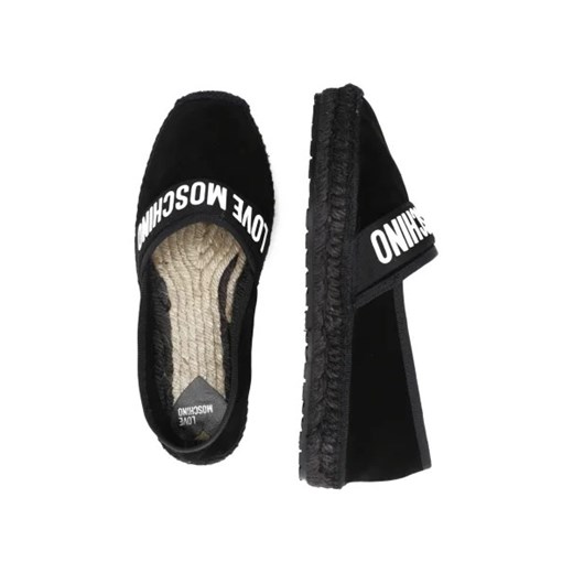 Love Moschino Skórzane espadryle Love Moschino 38 promocja Gomez Fashion Store