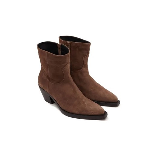 Pinko Skórzane kowbojki MOZART TEXANO Pinko 38 okazyjna cena Gomez Fashion Store