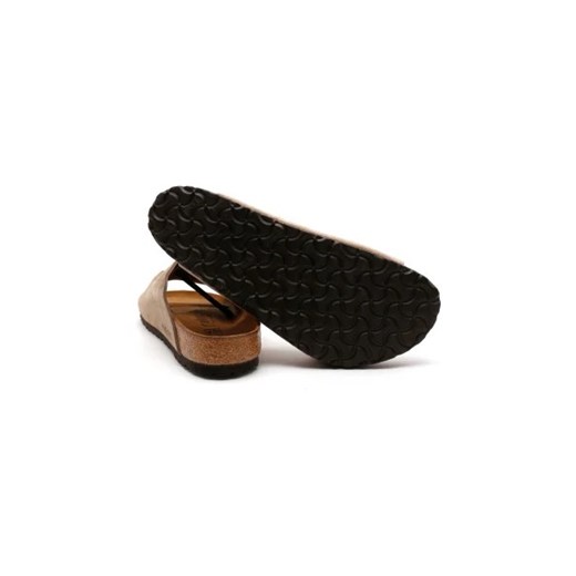 Birkenstock Skórzane klapki Zürich VL Taupe 42 Gomez Fashion Store