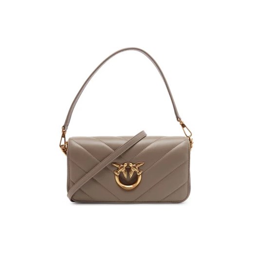 Pinko Skórzana listonoszka LOVE CLICK BAGUETTE MINI SHEEP Pinko One Size okazja Gomez Fashion Store