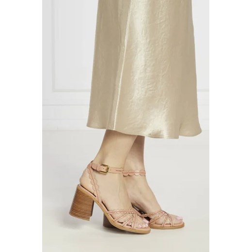 See By Chloé Skórzane sandały na słupku KADDY See By Chloé 38 Gomez Fashion Store okazja