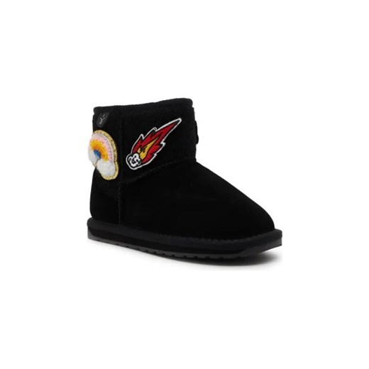 EMU Australia Skórzane śniegowce Wallaby Mini Play | z dodatkiem wełny ze sklepu Gomez Fashion Store w kategorii Buty zimowe dziecięce - zdjęcie 173101875