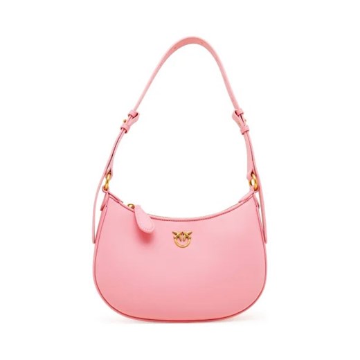 Pinko Skórzane hobo HALF MOON MINI FL VITELLO SETA Pinko One Size wyprzedaż Gomez Fashion Store