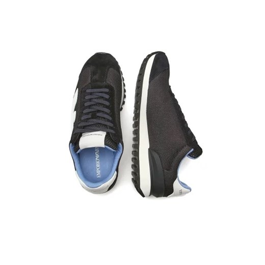 Emporio Armani Sneakersy | z dodatkiem skóry Emporio Armani 41 promocyjna cena Gomez Fashion Store