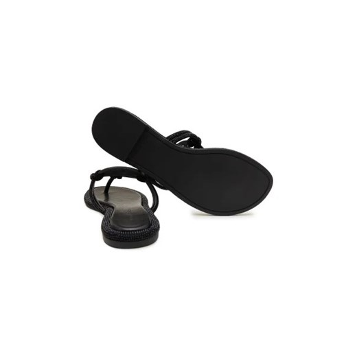 TORY BURCH Skórzane japonki MILLER KNOTTED PAVE Tory Burch 40 Gomez Fashion Store