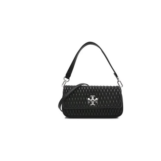 TORY BURCH Skórzana torebka na ramię Kira Ruched ze sklepu Gomez Fashion Store w kategorii Listonoszki - zdjęcie 173104839