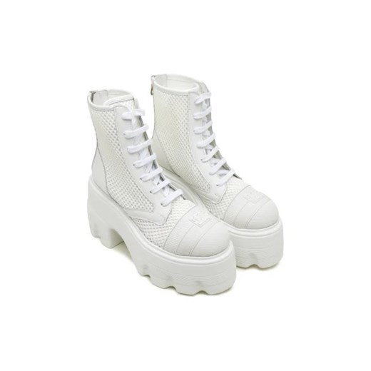 Casadei Skórzane botki na platformie POLACCO Casadei 37 okazyjna cena Gomez Fashion Store