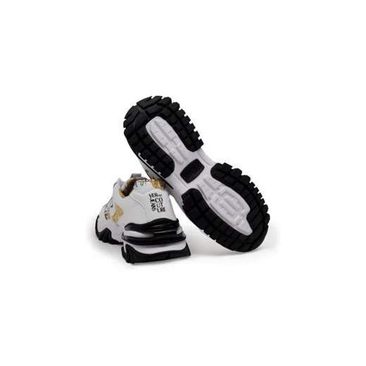Buty sportowe męskie Versace Jeans ze skóry 