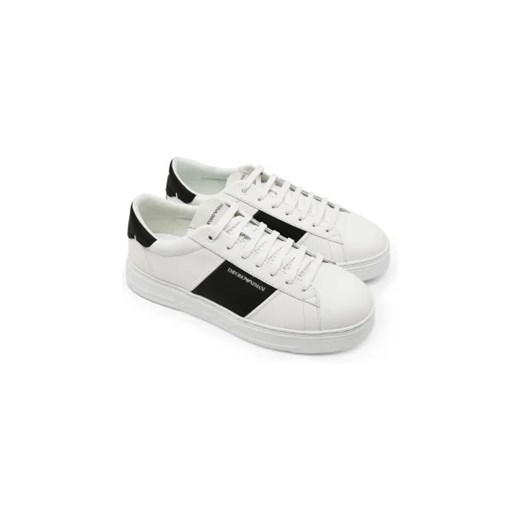 Emporio Armani Trampki | z dodatkiem skóry Emporio Armani 42 promocyjna cena Gomez Fashion Store