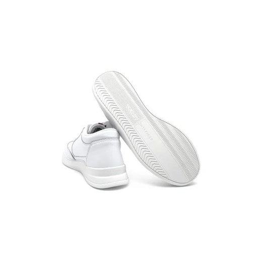Tommy Hilfiger Skórzane sneakersy ELEVATED HI CUPSOLE Tommy Hilfiger 41 promocyjna cena Gomez Fashion Store