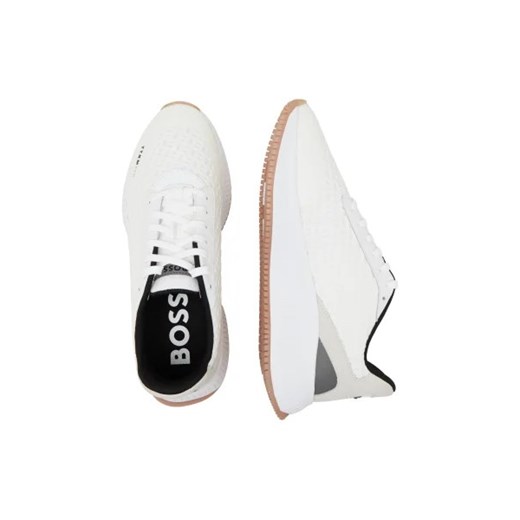 BOSS BLACK Sneakersy TTNM EVO_Runn | z dodatkiem skóry 45 Gomez Fashion Store okazyjna cena