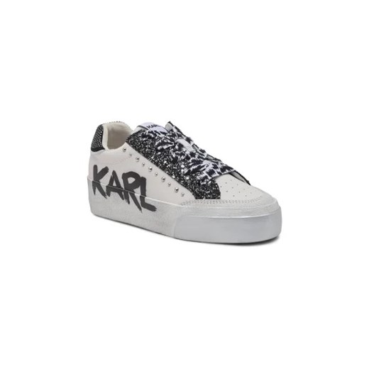 Karl Lagerfeld Skórzane sneakersy SKOOL MAX ze sklepu Gomez Fashion Store w kategorii Trampki damskie - zdjęcie 173108917