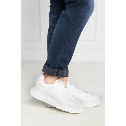 Emporio Armani Trampki | z dodatkiem skóry Emporio Armani 45 promocja Gomez Fashion Store