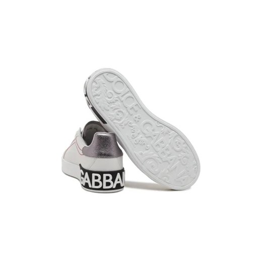 Dolce & Gabbana Skórzane sneakersy PORTOFINO Dolce & Gabbana 40 okazyjna cena Gomez Fashion Store
