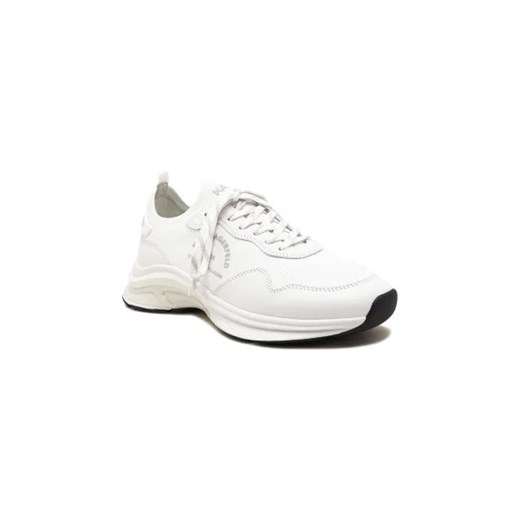 Karl Lagerfeld Sneakersy LUX FINESSE Maison Karl Sock | z dodatkiem skóry ze sklepu Gomez Fashion Store w kategorii Buty sportowe męskie - zdjęcie 173109645