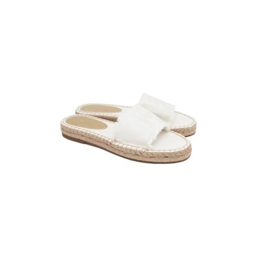 Tommy Hilfiger Klapki ECRU DENIM FLAT SANDAL Tommy Hilfiger 37 okazja Gomez Fashion Store