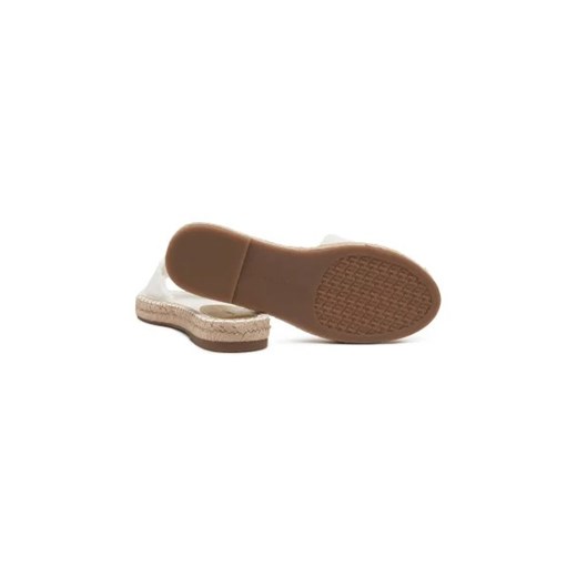 Tommy Hilfiger Klapki ECRU DENIM FLAT SANDAL Tommy Hilfiger 41 promocyjna cena Gomez Fashion Store
