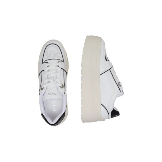 Buty sportowe damskie Pinko sneakersy z tworzywa sztucznego
