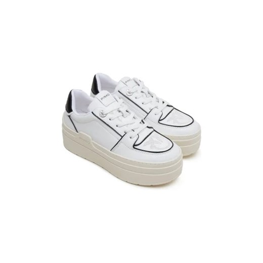 Buty sportowe damskie Pinko sneakersy z tworzywa sztucznego