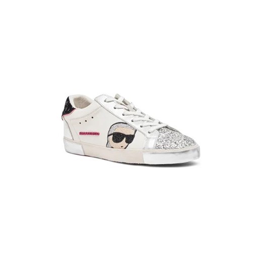 Karl Lagerfeld Skórzane trampki SKOOL Karl NFT Lo Lace Karl Lagerfeld 37 okazja Gomez Fashion Store