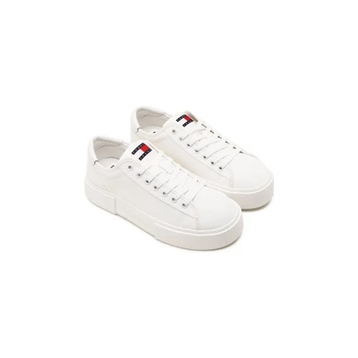 Buty sportowe damskie Tommy Jeans sneakersy tkaninowe