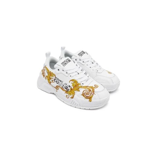 Buty sportowe damskie Versace Jeans sneakersy z tworzywa sztucznego