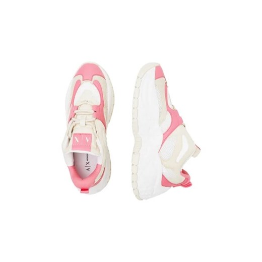 Buty sportowe damskie Armani Exchange sneakersy z tworzywa sztucznego