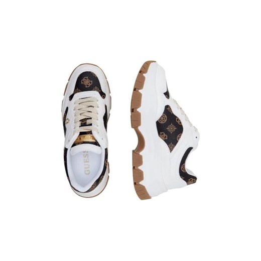 Buty sportowe damskie Guess sneakersy z tworzywa sztucznego