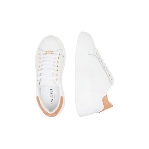 TWINSET Skórzane sneakersy Twinset 37 Gomez Fashion Store okazyjna cena