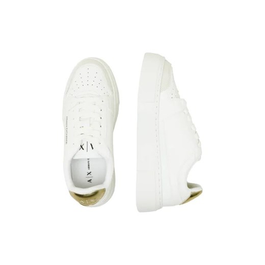 Buty sportowe damskie Armani Exchange sneakersy z tworzywa sztucznego