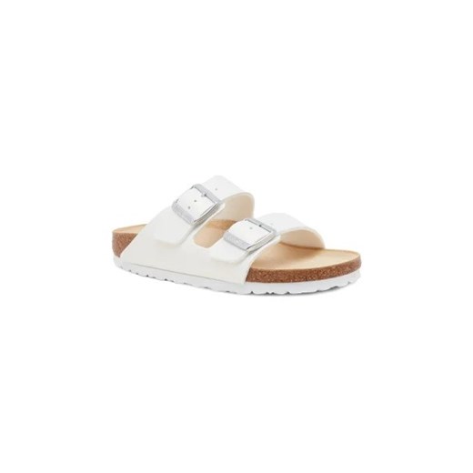 Birkenstock Klapki Arizona BF Shiny Lizard | z dodatkiem skóry 38 Gomez Fashion Store