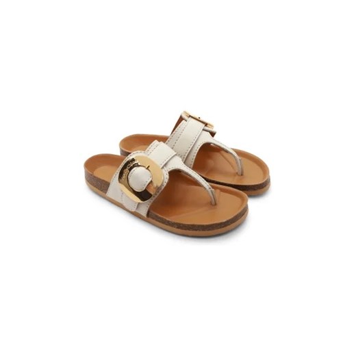 See By Chloé Skórzane japonki CHANY FUSSBETT See By Chloé 37 okazyjna cena Gomez Fashion Store