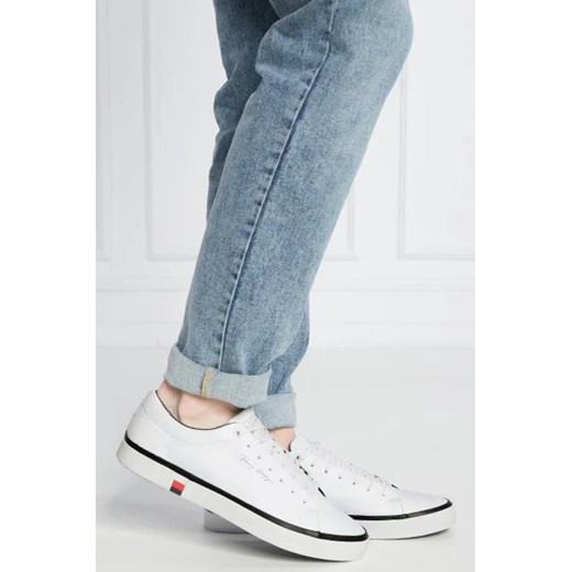 Buty sportowe męskie Tommy Hilfiger ze skóry