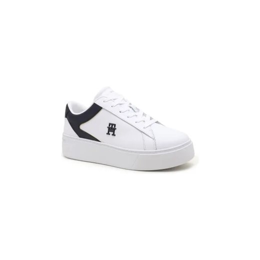 Tommy Hilfiger Skórzane sneakersy TH PLATFORM COURT Tommy Hilfiger 41 Gomez Fashion Store