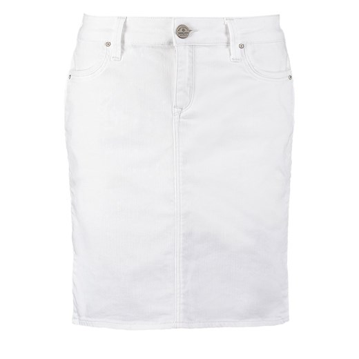 Mavi EVA Spódnica jeansowa white zalando  abstrakcyjne wzory
