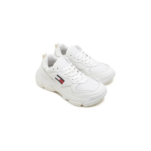 Buty sportowe damskie Tommy Jeans sneakersy z tworzywa sztucznego
