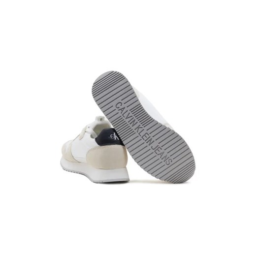 Calvin Klein Jeans Sneakersy RUNNER SOCK LACEUP | z dodatkiem skóry 41 promocja Gomez Fashion Store