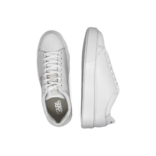 Karl Lagerfeld Skórzane trampki MAXI KUP Monogram Injekt Lo Karl Lagerfeld 41 wyprzedaż Gomez Fashion Store